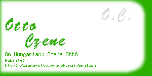 otto czene business card