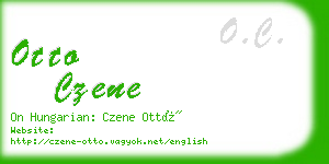 otto czene business card